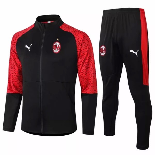 Chandal AC Milan 2020-21 Rojo Negro